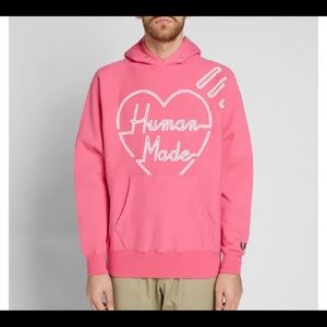 HUMAN MADE PIZZA HOODY Hot Pink
